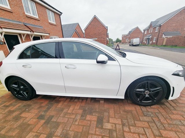 Mercedes-Benz A Class 1.5 A180d Amg Line Premium Hatchback White #4