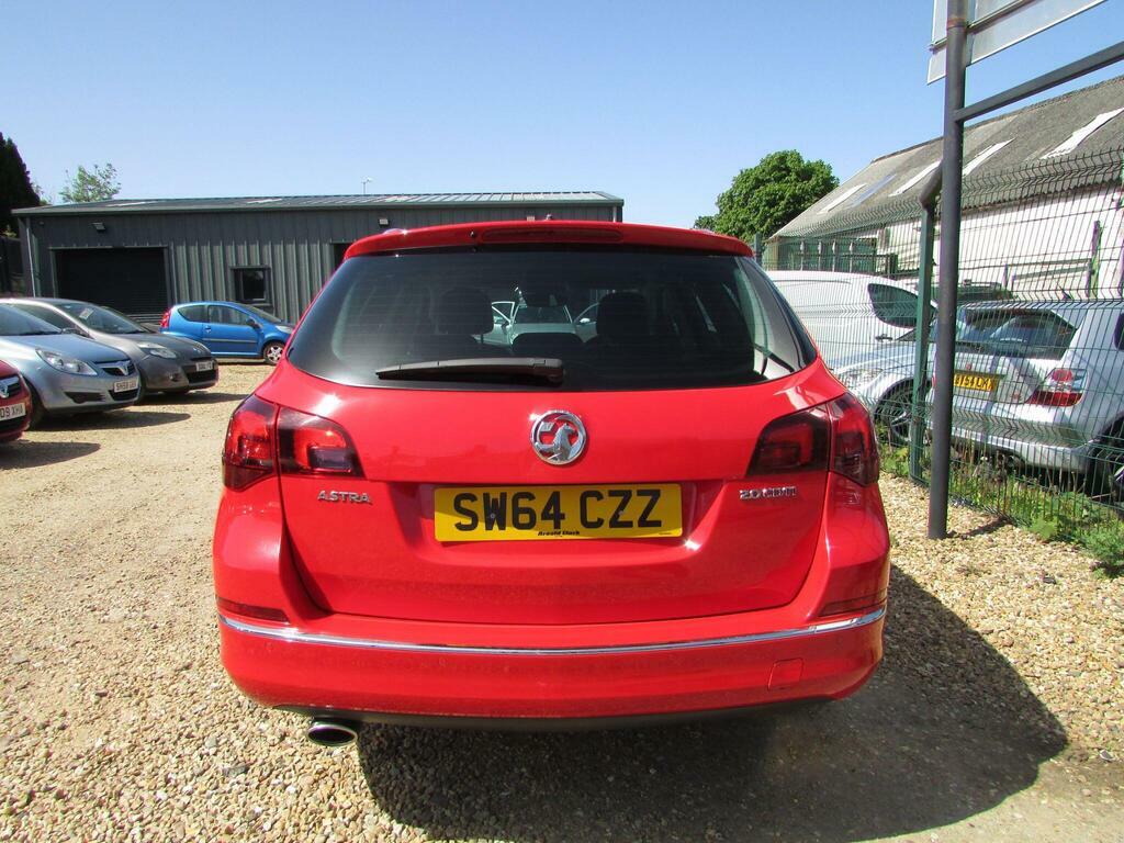 Vauxhall Astra 2.0 Cdti Elite Sports Tourer Euro 5 S S SW64CZZ Red #3