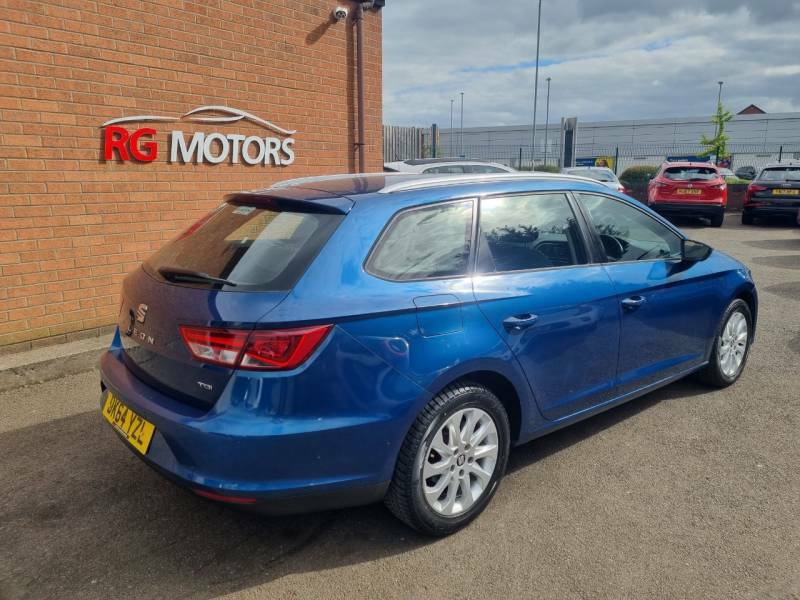 Seat Leon 1.6 Tdi Se Technology Pack - 2014 64 DK64YZL Blue #6