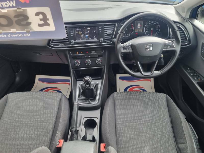 Seat Leon 1.6 Tdi Se Technology Pack - 2014 64 DK64YZL Blue #3