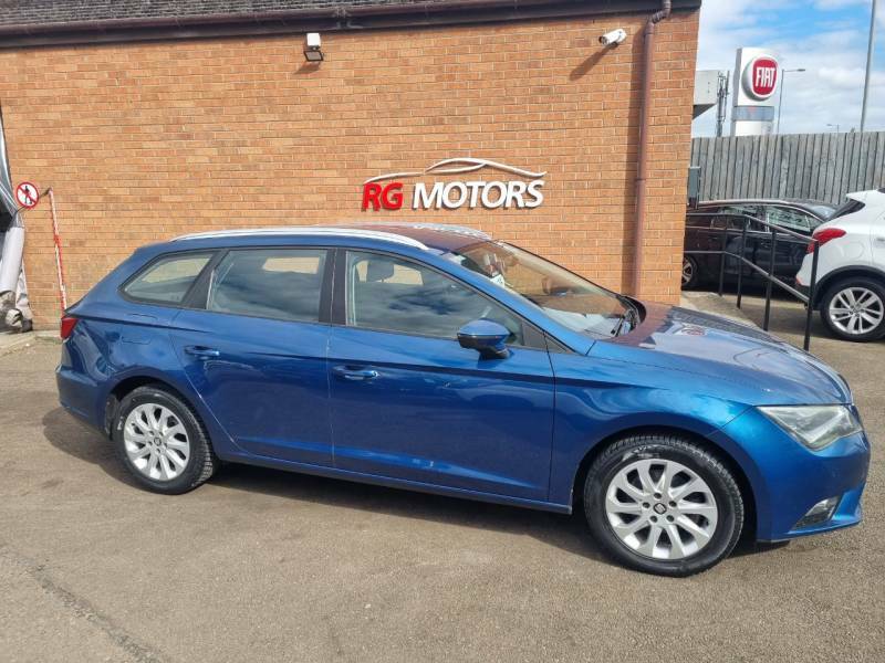 Seat Leon 1.6 Tdi Se Technology Pack - 2014 64 DK64YZL Blue #4