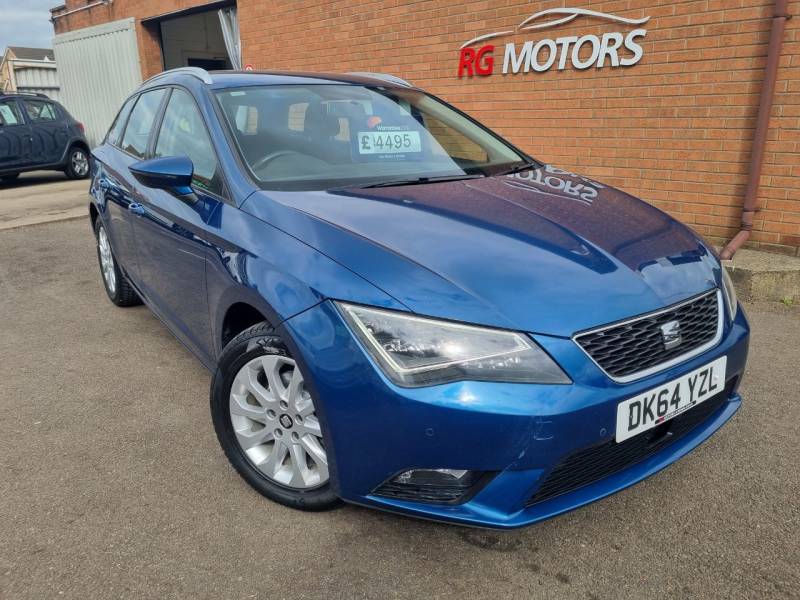 Seat Leon 1.6 Tdi Se Technology Pack - 2014 64 DK64YZL Blue #2