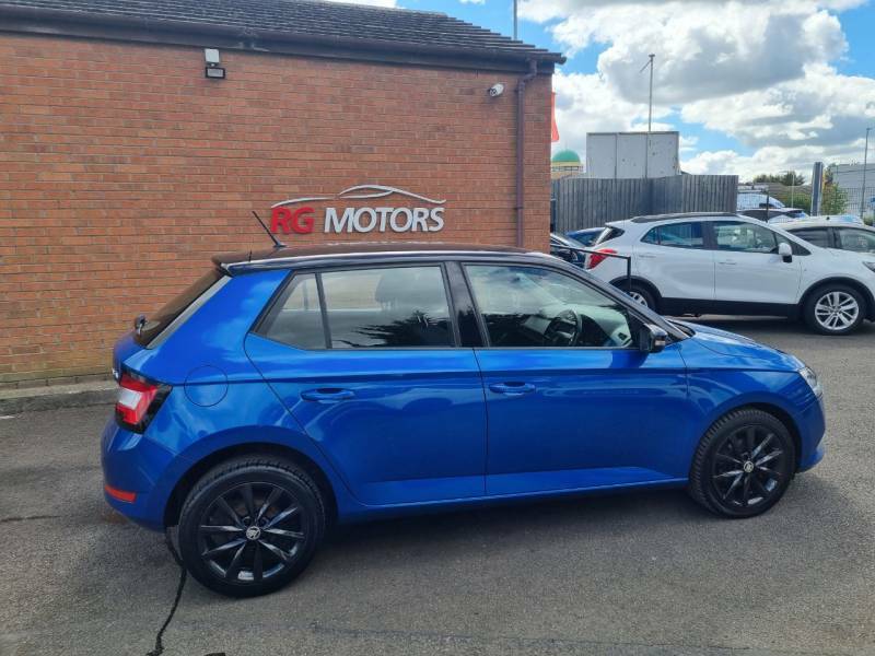 Skoda Fabia 1.0 Tsi Colour Edition - 2018 68 YR68VNW Blue #4