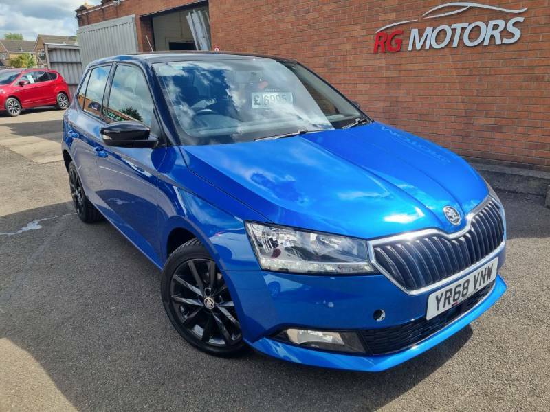 Skoda Fabia 1.0 Tsi Colour Edition - 2018 68 YR68VNW Blue #2