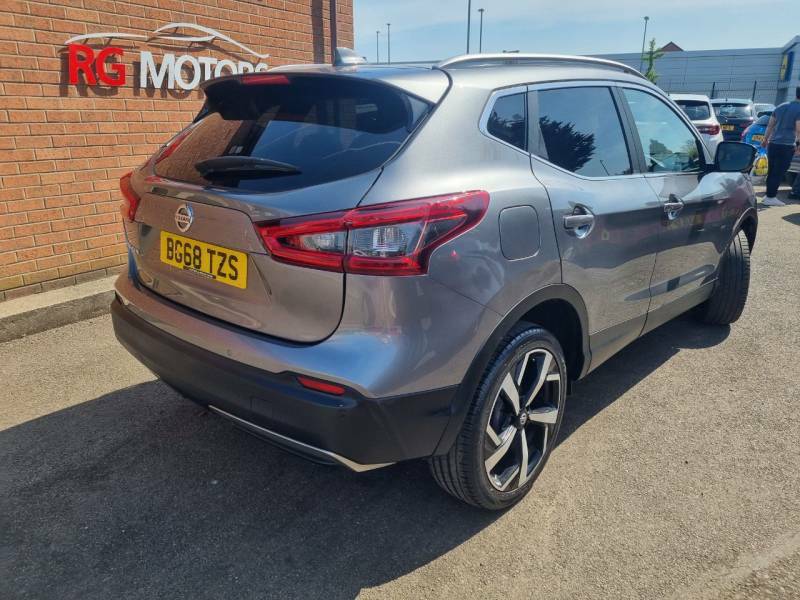 Nissan Qashqai 1.3 Dig-t Tekna - 2018 68 BG68TZS Grey #4