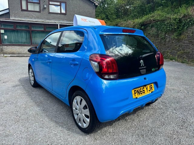 Peugeot 108 Hatchback PN66YJR Blue #3
