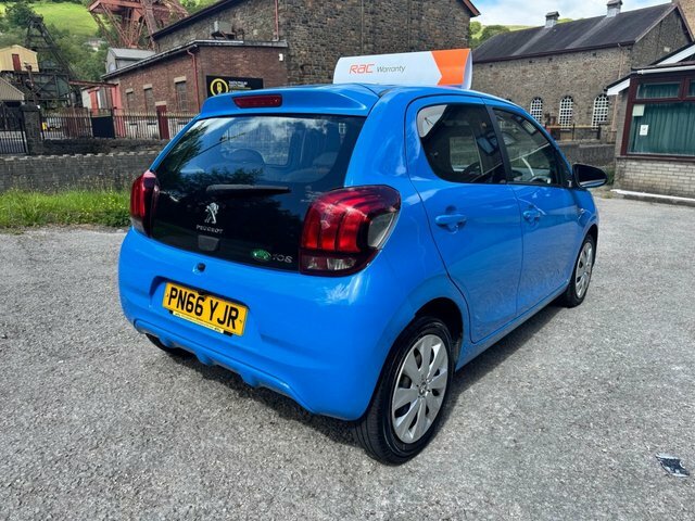 Peugeot 108 Hatchback PN66YJR Blue #4