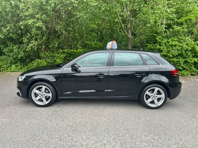Audi A3 Hatchback RJ66GHN Black #2