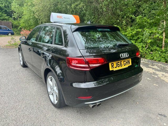 Audi A3 Hatchback RJ66GHN Black #3