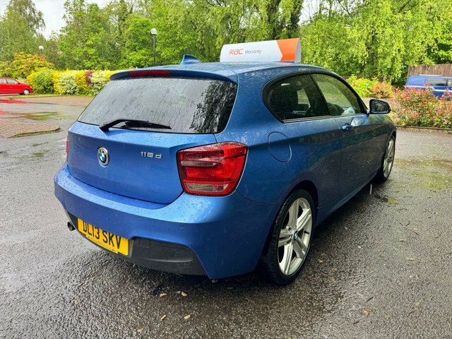 BMW 1 Series Hatchback DL13SKV Blue #4