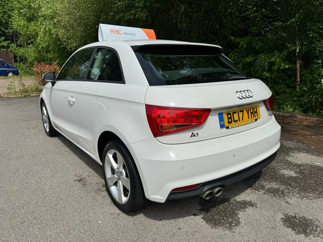 Audi A1 Hatchback BC17YHH White #3