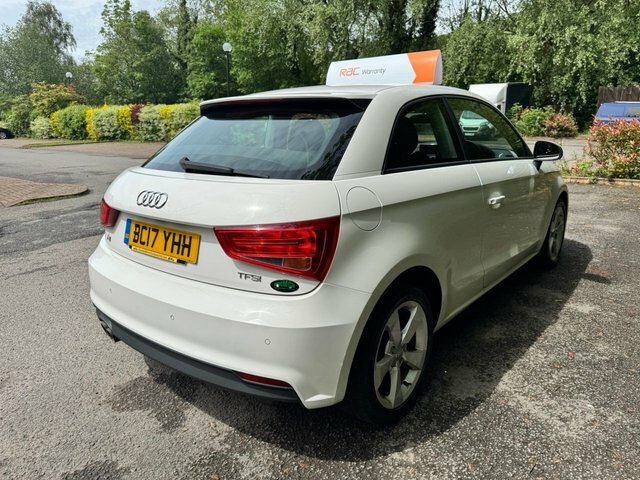 Audi A1 Hatchback BC17YHH White #4