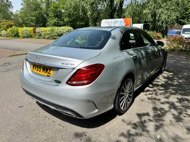 Mercedes-Benz C Class Saloon WV65MWZ Silver #4
