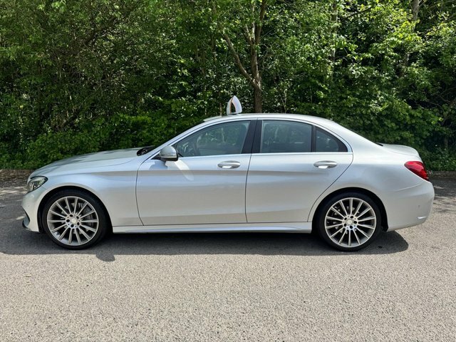 Mercedes-Benz C Class Saloon WV65MWZ Silver #2