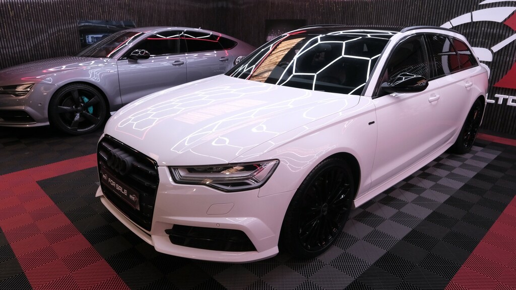 Audi A6 Avant Estate 2.0 Tdi Ultra Black Edition 201767 YE67ZNP White #5