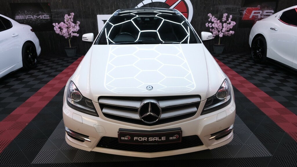 Mercedes-Benz C Class Coupe 2.1 C250 Cdi Amg Sport Edition 201464 LT64SVX White #2