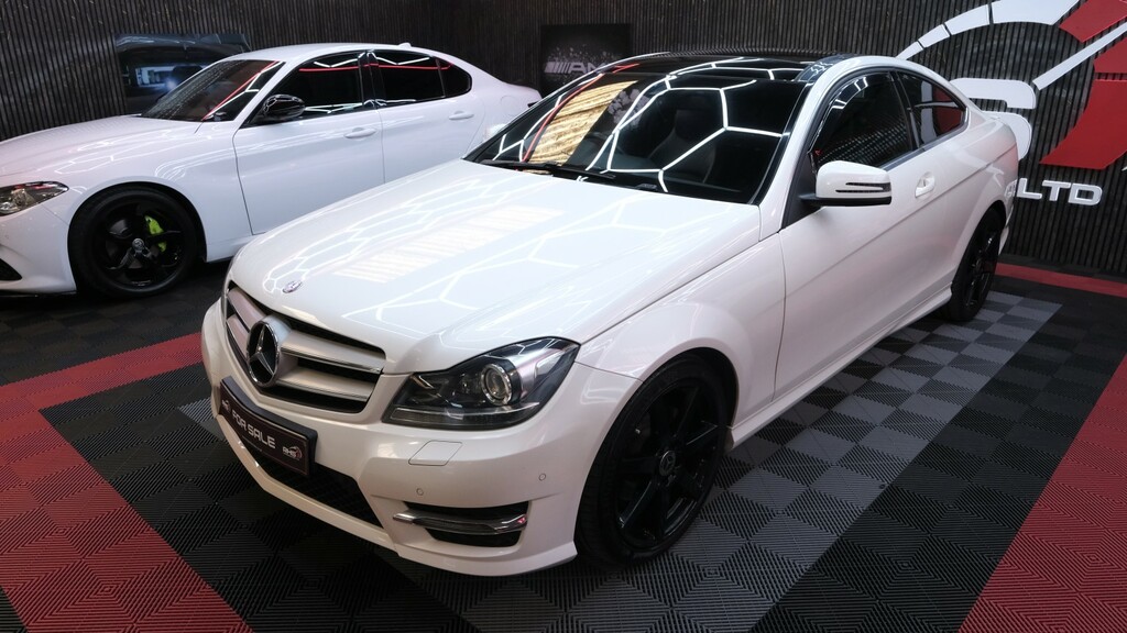 Mercedes-Benz C Class Coupe 2.1 C250 Cdi Amg Sport Edition 201464 LT64SVX White #5
