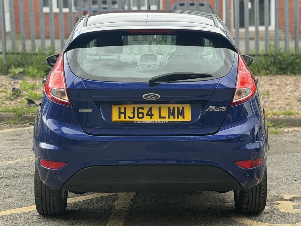 Ford Fiesta Hatchback 1.0 T Ecoboost Zetec 201464 HJ64LMM Blue #4