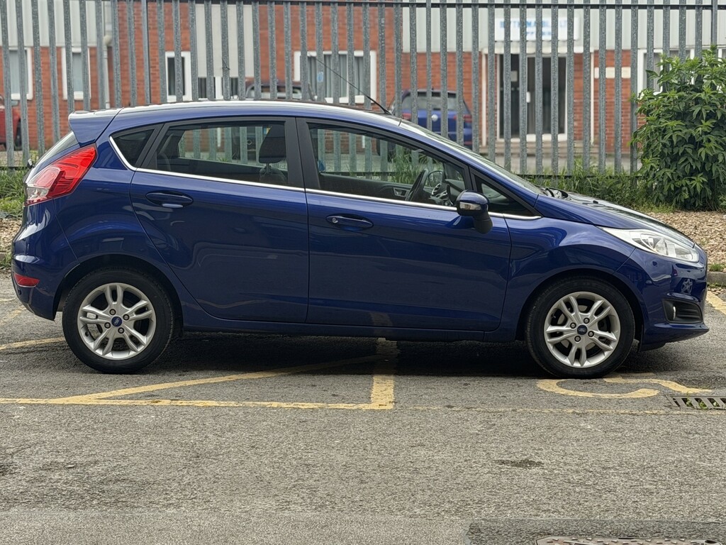 Ford Fiesta Hatchback 1.0 T Ecoboost Zetec 201464 HJ64LMM Blue #5