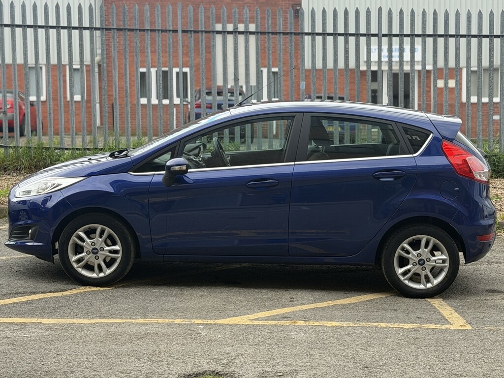 Ford Fiesta Hatchback 1.0 T Ecoboost Zetec 201464 HJ64LMM Blue #6
