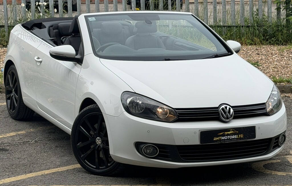 Volkswagen Golf Convertible 2.0 Tdi Bluemotion Tech Gt 201313 White #2