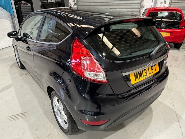 Ford Fiesta 2013 1.25 Zetec Hatchback Euro 5 MM13LFT Black #4