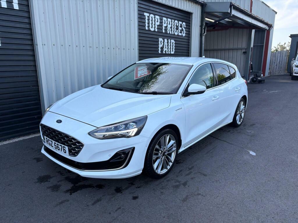 Ford Focus 1.0T Ecoboost Vignale Euro 6 S S RGZ5676 White #6