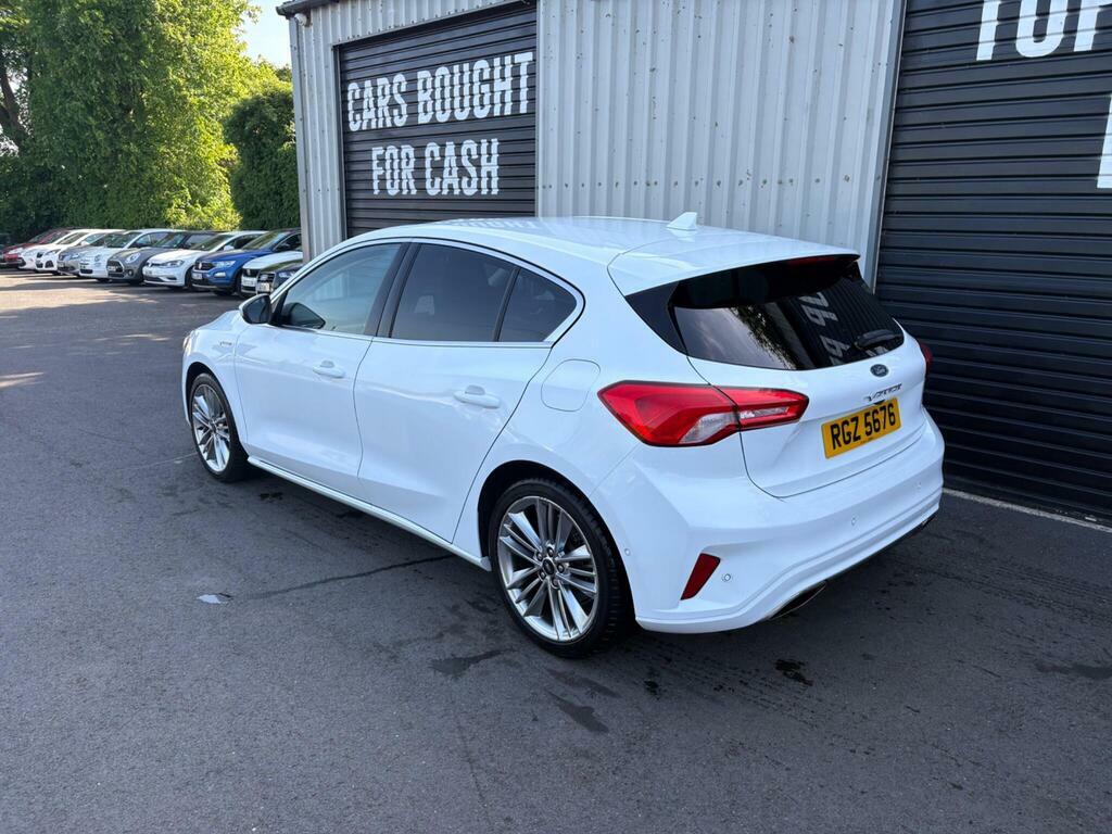 Ford Focus 1.0T Ecoboost Vignale Euro 6 S S RGZ5676 White #4