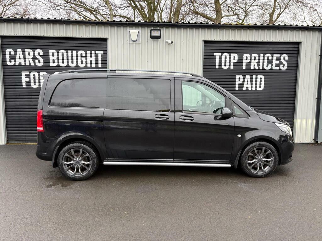 Mercedes-Benz Vito 2.1 119 Cdi Bluetec Sport Crew Van Double Cab Black #2