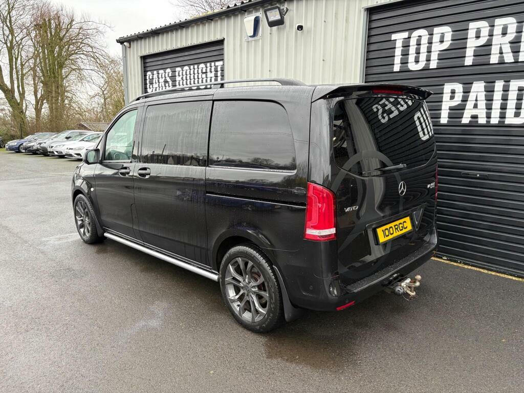 Mercedes-Benz Vito 2.1 119 Cdi Bluetec Sport Crew Van Double Cab Black #4