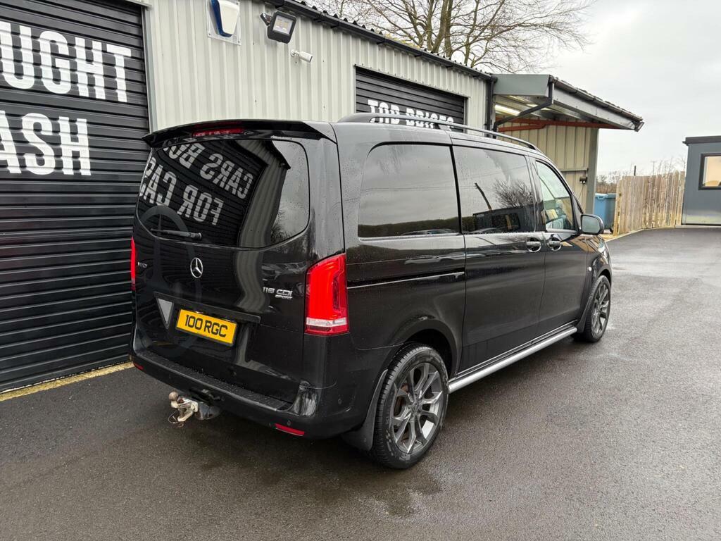 Mercedes-Benz Vito 2.1 119 Cdi Bluetec Sport Crew Van Double Cab Black #3