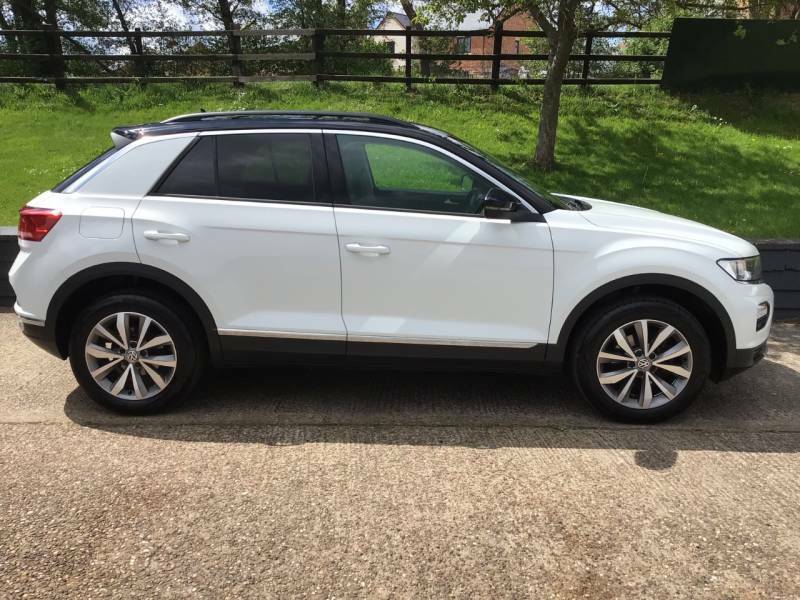 Volkswagen T-Roc 1.5 Tsi Evo Design Dsg - 2019 69 YD69AWF White #3