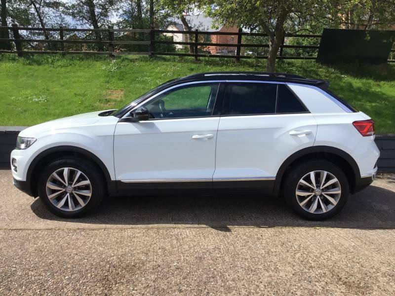 Volkswagen T-Roc 1.5 Tsi Evo Design Dsg - 2019 69 YD69AWF White #6
