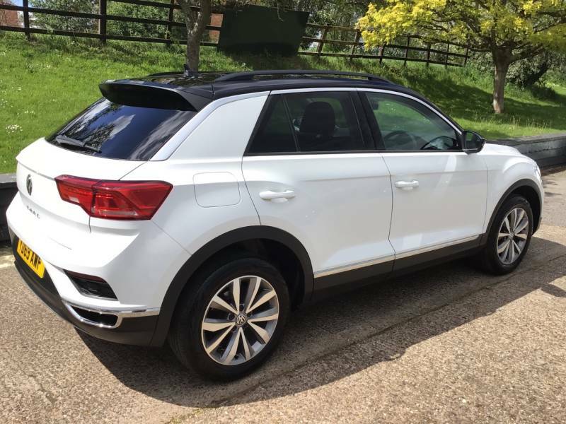Volkswagen T-Roc 1.5 Tsi Evo Design Dsg - 2019 69 YD69AWF White #4