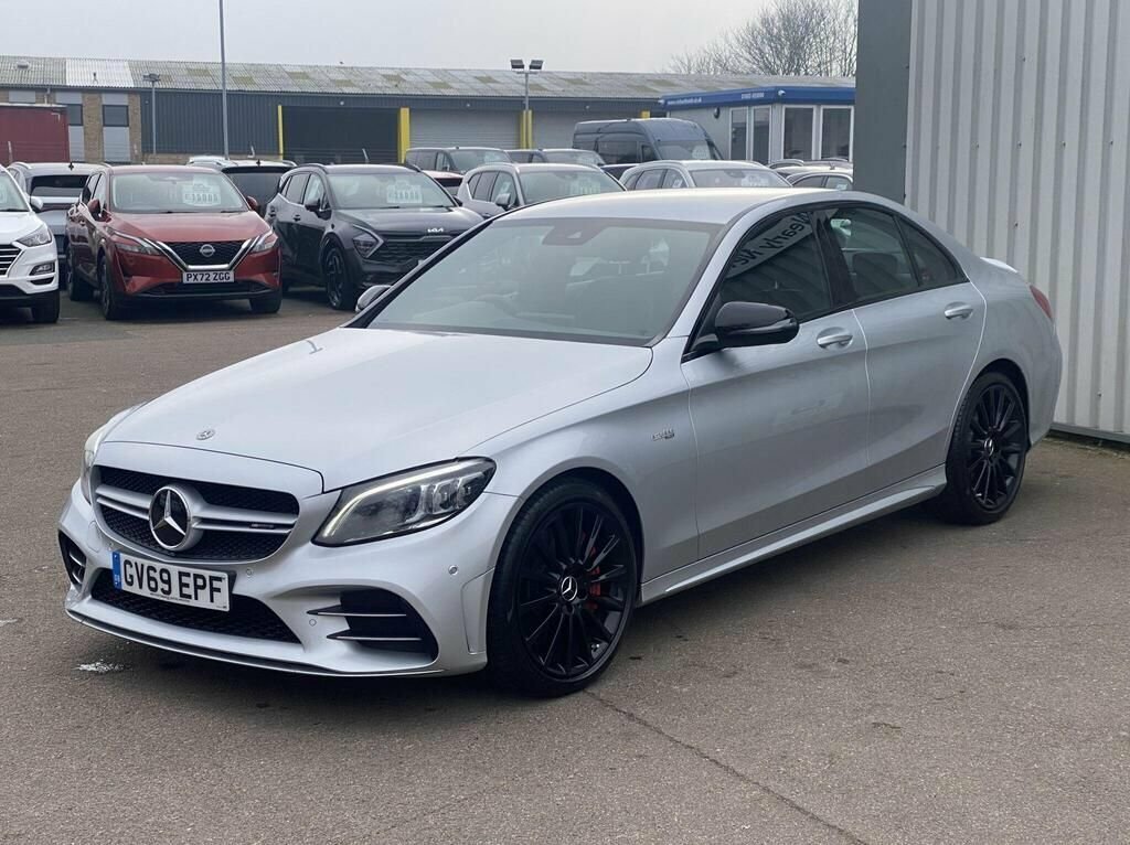 Mercedes-Benz C Class 2019 3.0 C43 V6 Amg Premium Saloon G- GV69EPF Silver #3