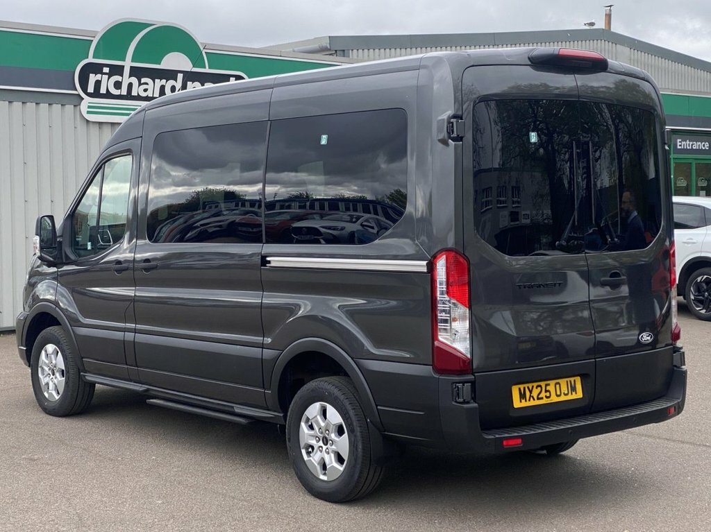 Ford Transit Custom 2025 2.0 350 Ecoblue Limited Minibus Double Cab MX25OJM Grey #6
