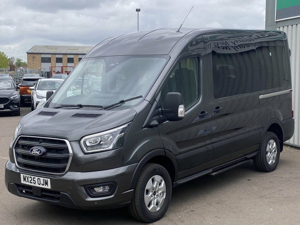 Ford Transit Custom 2025 2.0 350 Ecoblue Limited Minibus Double Cab MX25OJM Grey #3