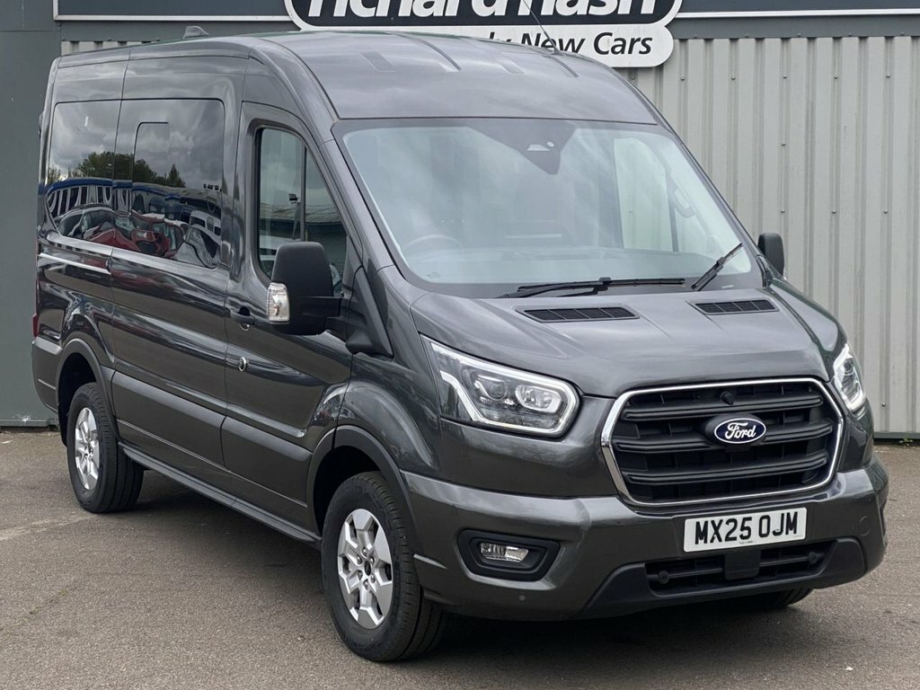 Ford Transit Custom 2025 2.0 350 Ecoblue Limited Minibus Double Cab MX25OJM Grey #5