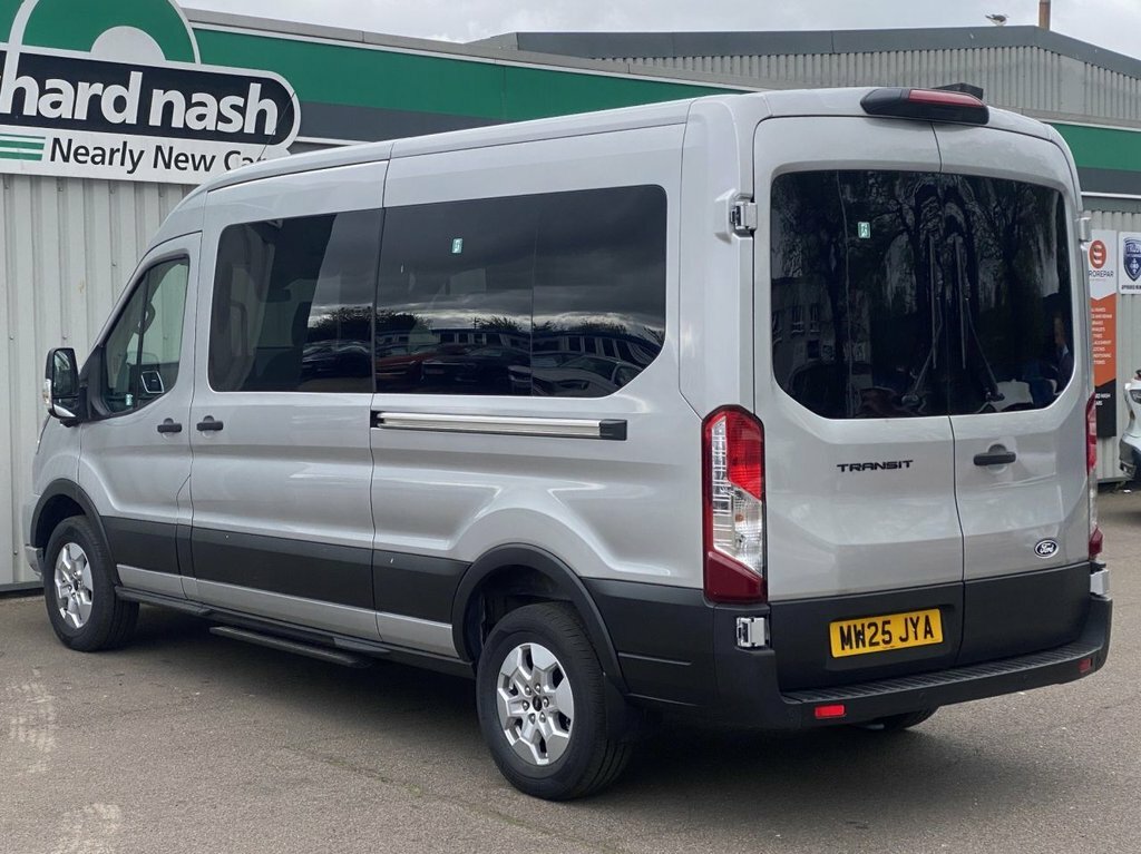 Ford Transit Custom 2025 2.0 410 Ecoblue Limited Minibus Double Cab MW25JYA Silver #6