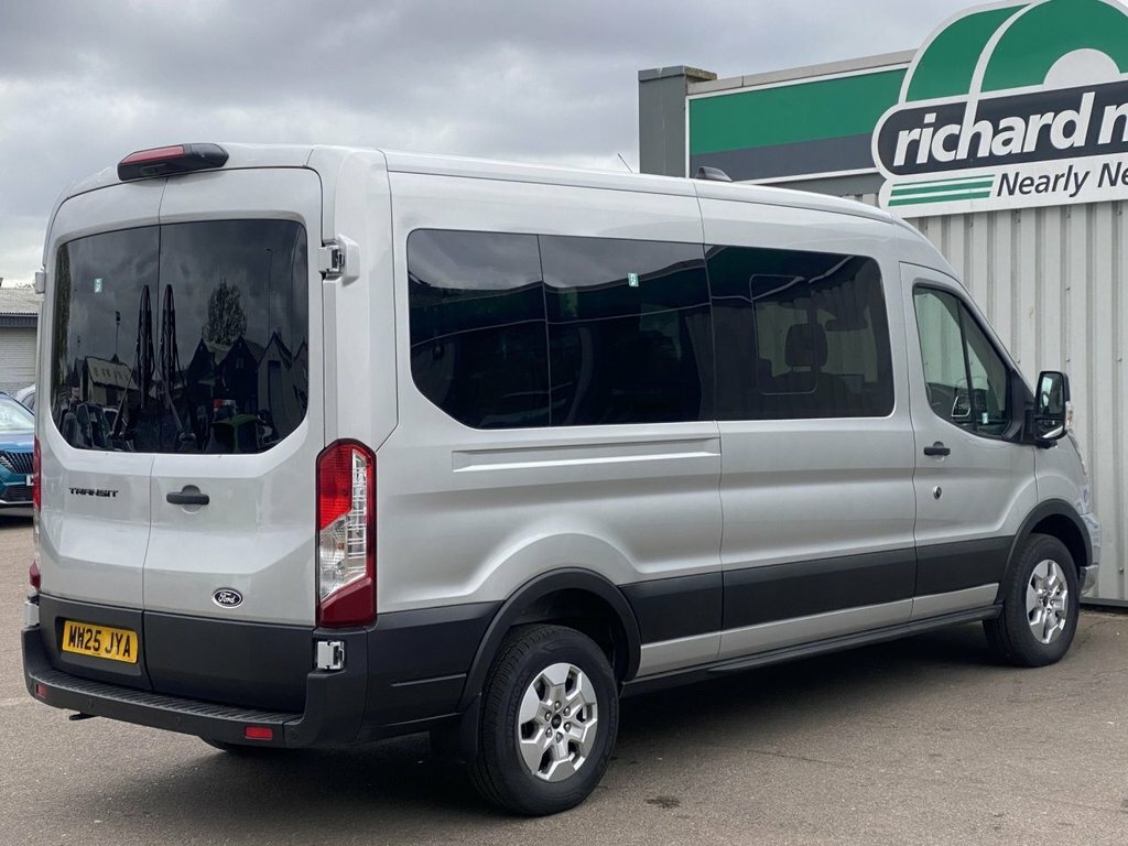 Ford Transit Custom 2025 2.0 410 Ecoblue Limited Minibus Double Cab MW25JYA Silver #4