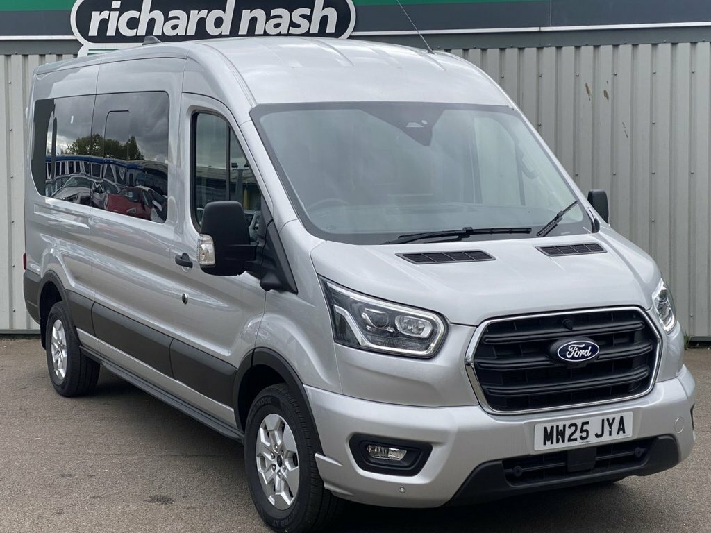 Ford Transit Custom 2025 2.0 410 Ecoblue Limited Minibus Double Cab MW25JYA Silver #5