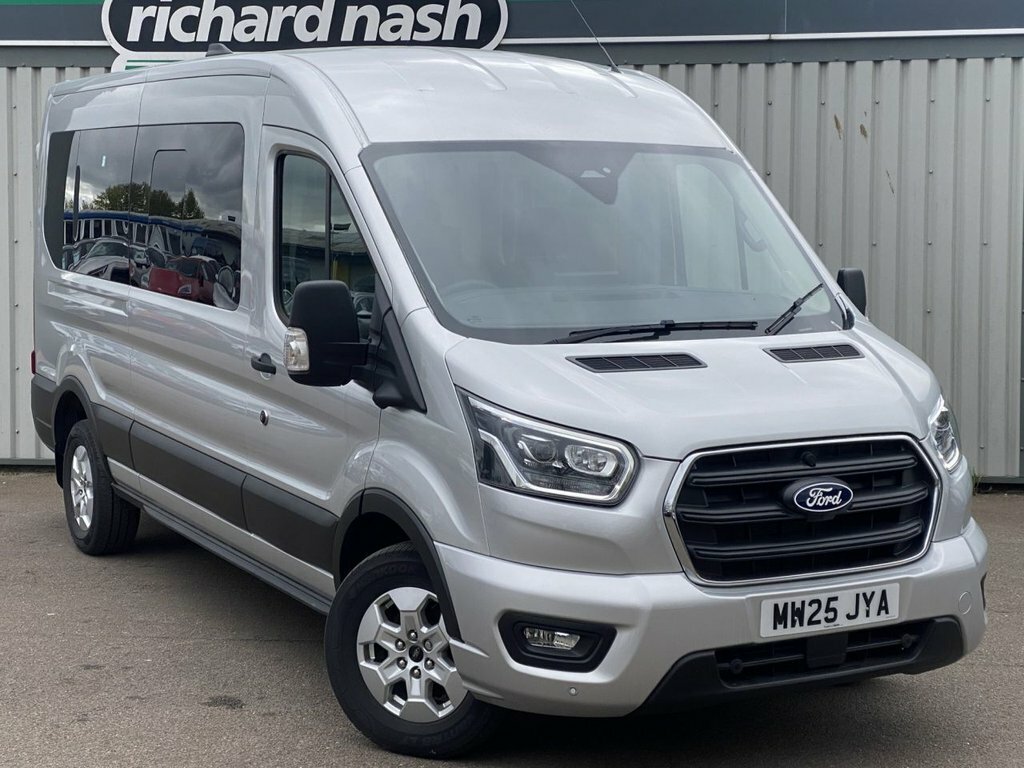 Ford Transit Custom 2025 2.0 410 Ecoblue Limited Minibus Double Cab Silver