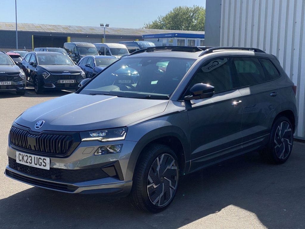 Skoda Karoq 2023 2.0 Tsi Sportline Suv Dsg 4Wd Euro CK23UGS Grey #3
