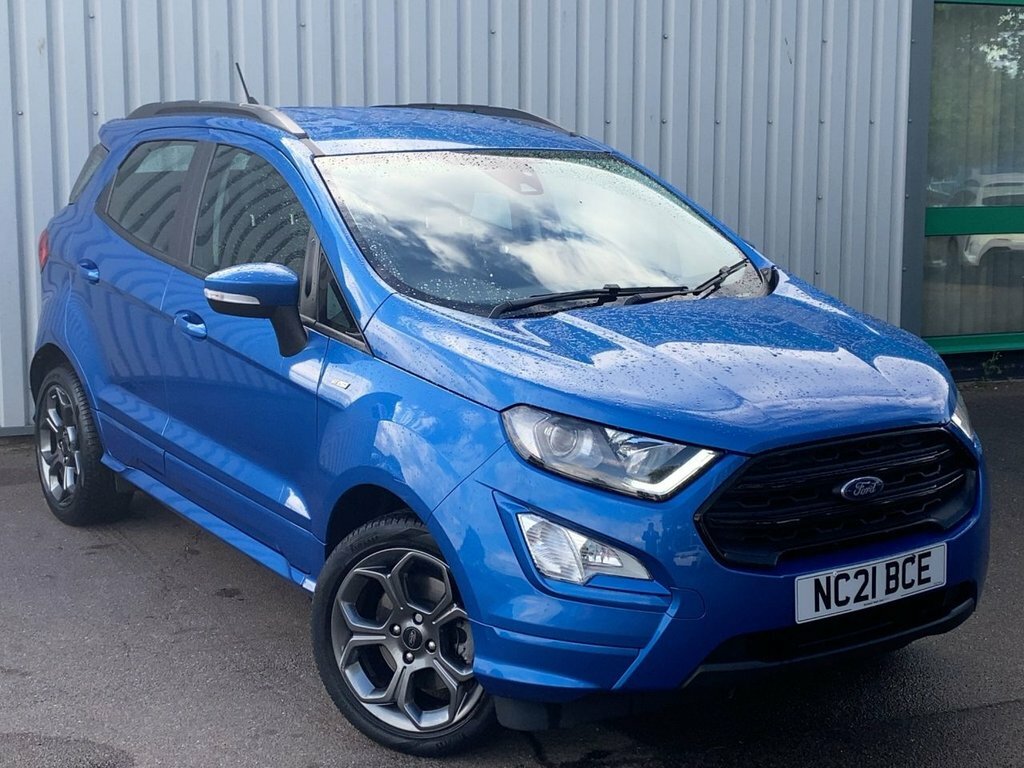 Ford Ecosport 2021 1.0T Ecoboost Gpf St-line Suv Manu Blue