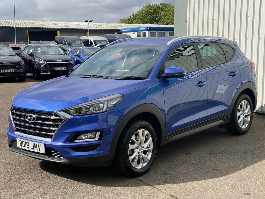 Hyundai Tucson 2019 1.6 Gdi Se Nav Suv Euro 6 BG19JMV Blue #3