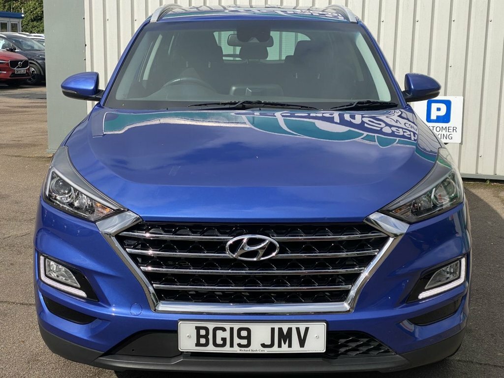 Hyundai Tucson 2019 1.6 Gdi Se Nav Suv Euro 6 BG19JMV Blue #2