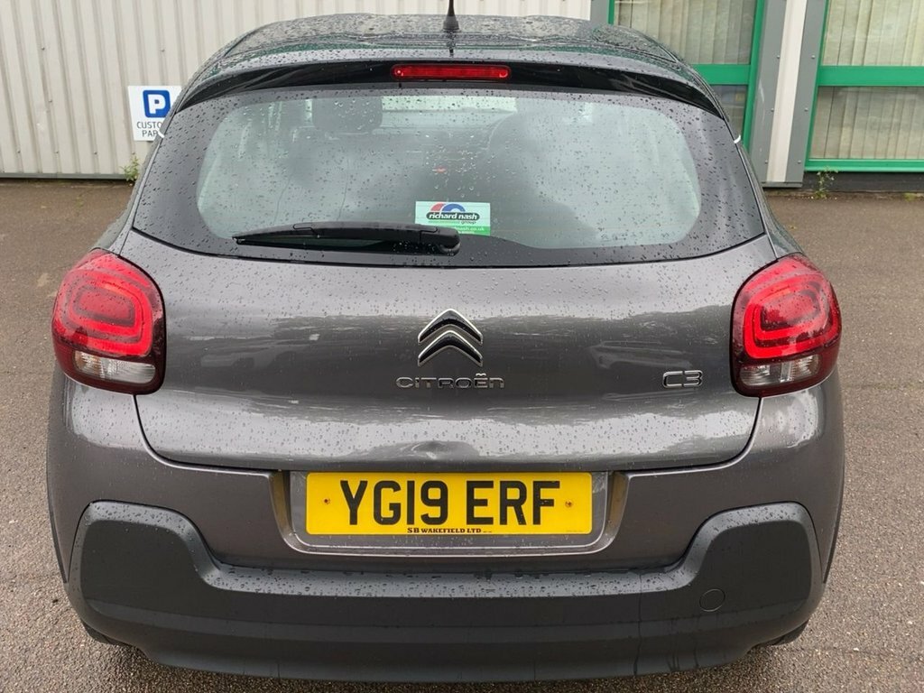 Citroen C3 2019 1.2 Puretech Feel Hatchback YG19ERF Grey #6