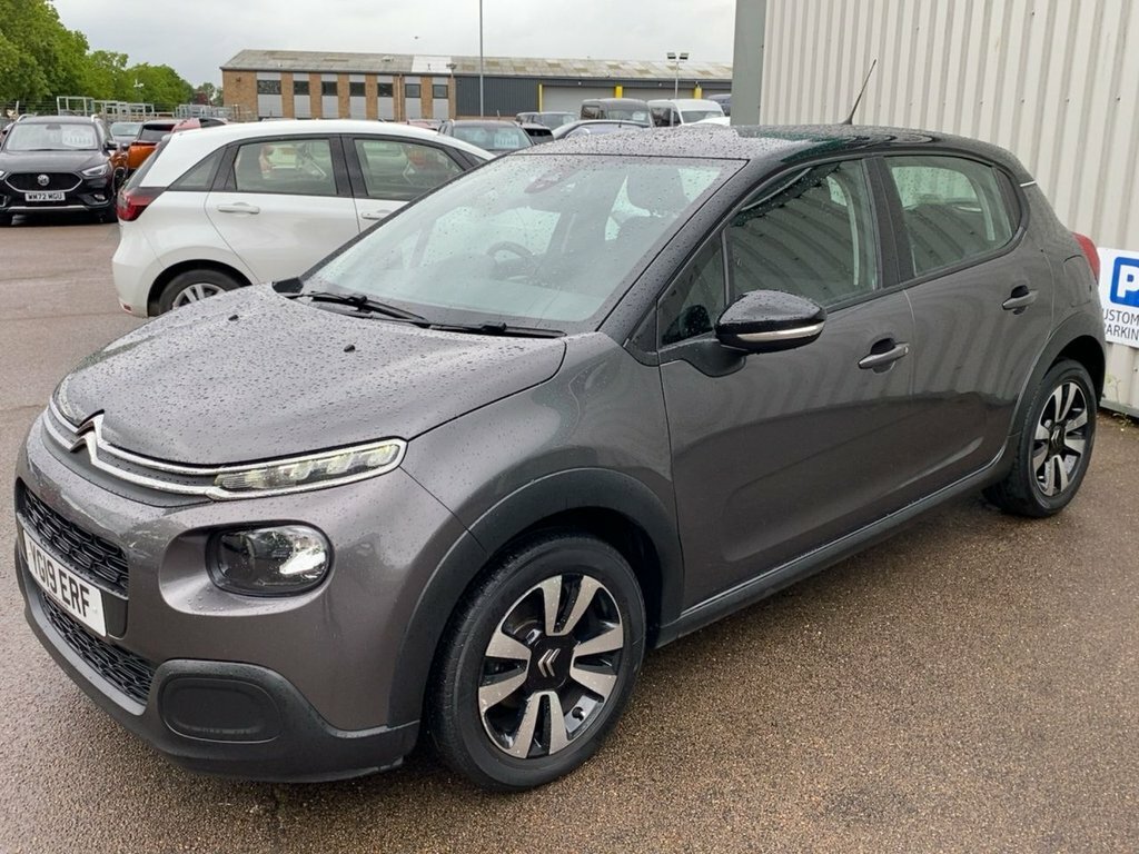 Citroen C3 2019 1.2 Puretech Feel Hatchback YG19ERF Grey #3