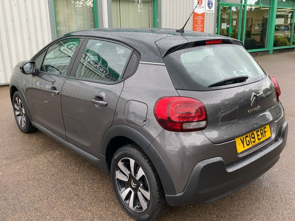 Citroen C3 2019 1.2 Puretech Feel Hatchback YG19ERF Grey #5