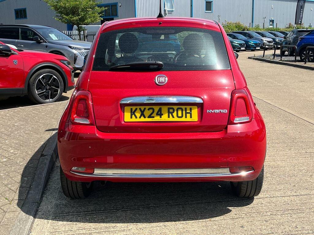 Fiat 500 1.0 Mhev Hatchback Euro 6 Ss KX24ROH Red #4